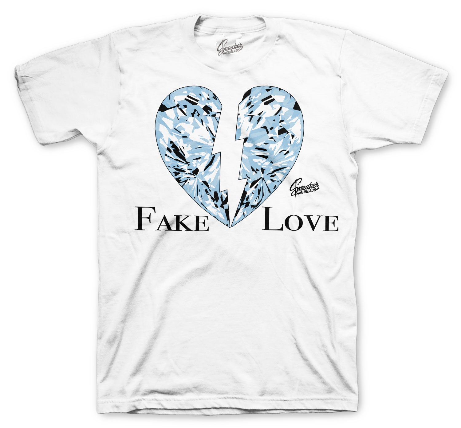 350 Blue Tint Love Shirt White