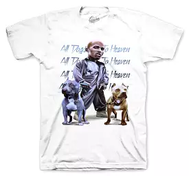 350 Blue Tint Shirt for All Dogs, White