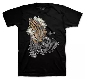 350 Mx Rock Shirt - Pray Chains - Black - RESULT: Mx Rock Shirt with Pray Chains Design - Black