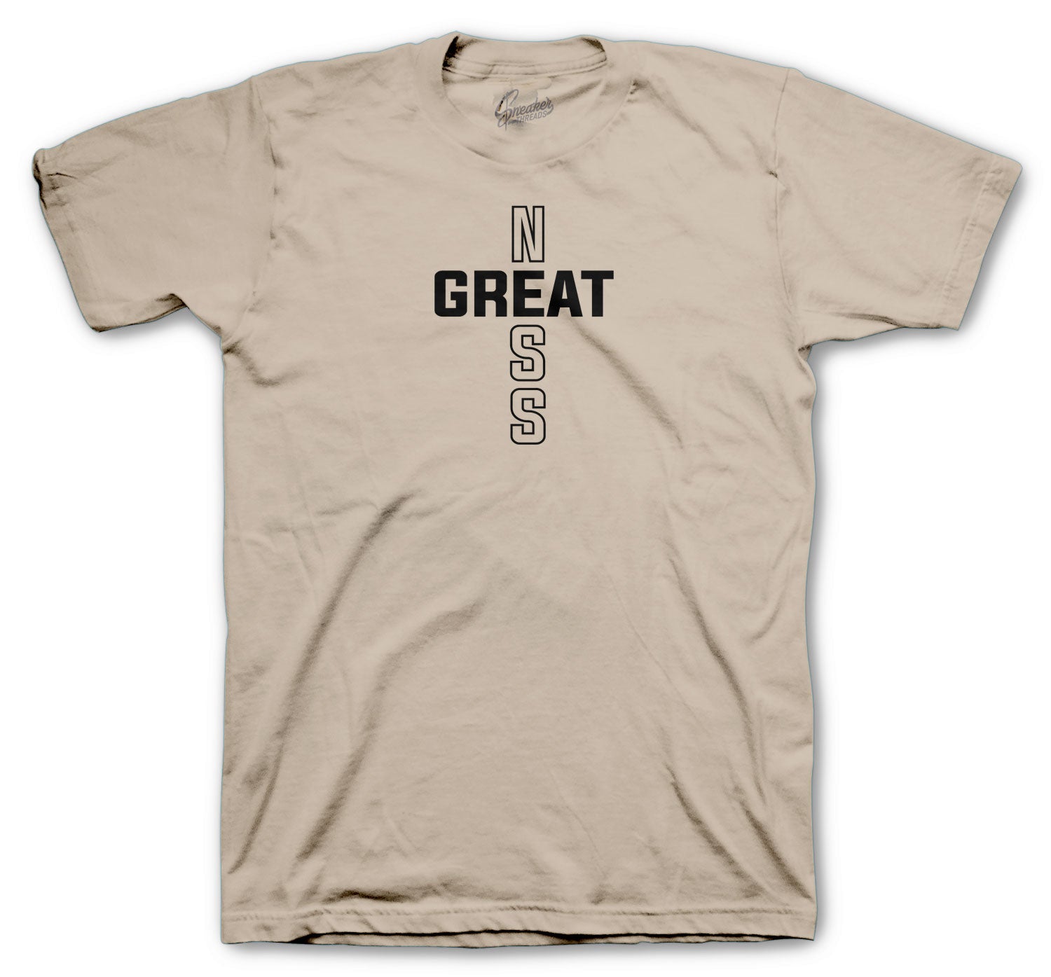 500 Light Taupe Shirt - Greatness Cross - Sand