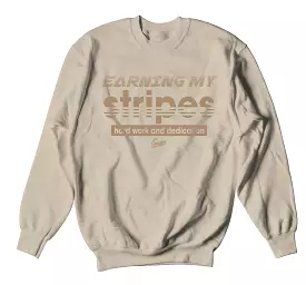 500 Stone Sweater Tan Stripes