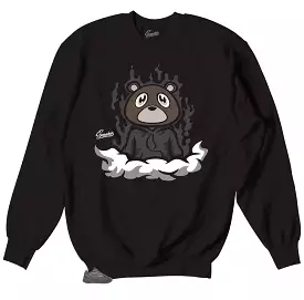 700 Black Fly Bear Geode Sweater.