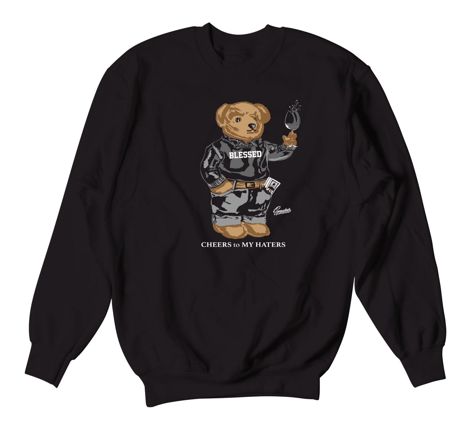 700 Clay Brown Sweater Bear Black - Cheers Bear - Sweater Brown Clay - Bear Black - 700 Clay Brown Sweater Bear Black