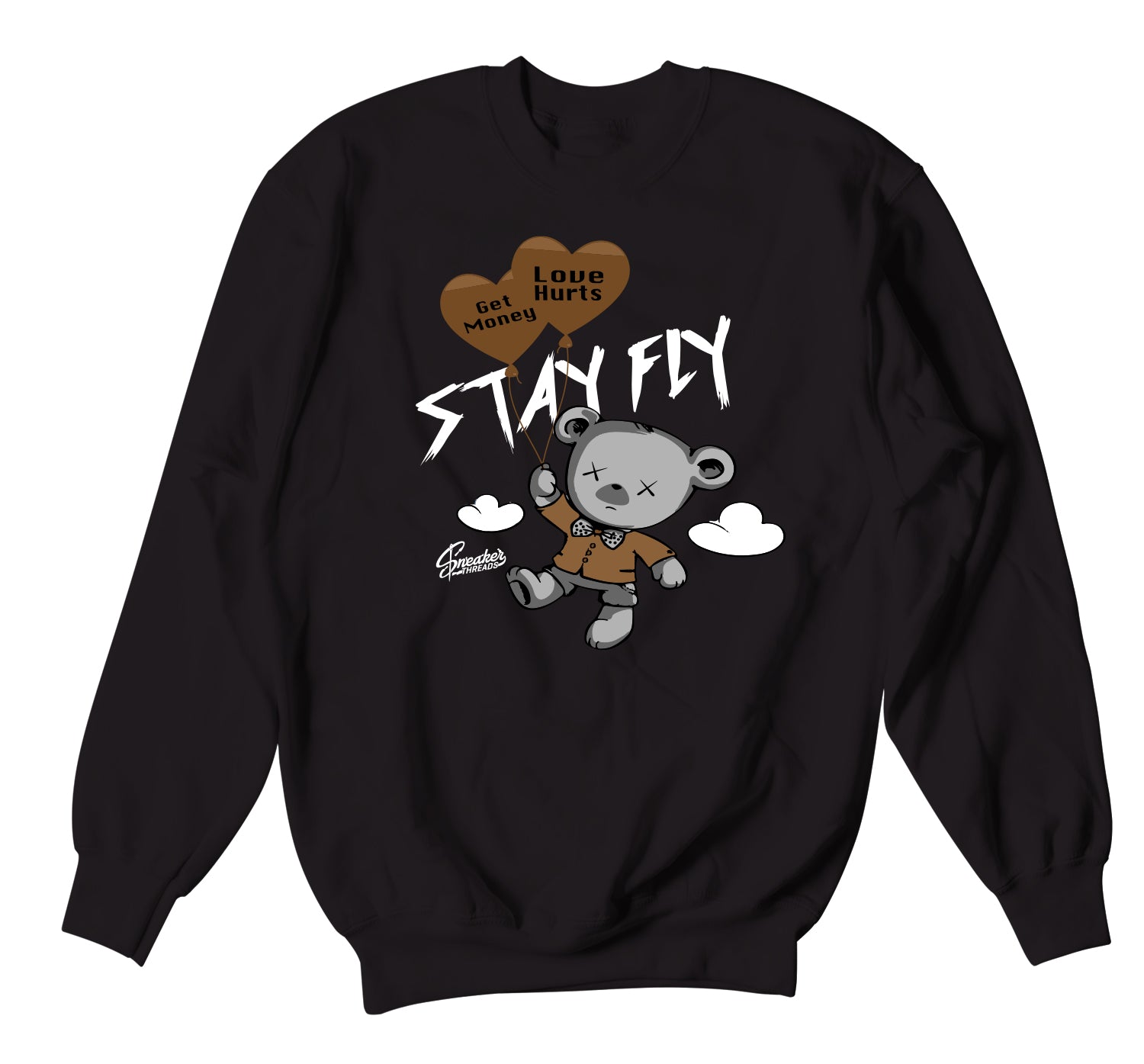 700 Clay Brown Sweater - Money Over Love - Black 