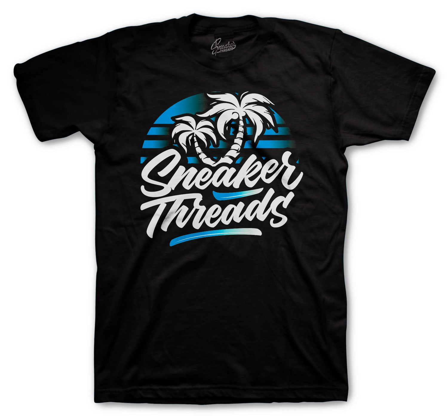 700 Cyan Shirt - ST Palms - Black