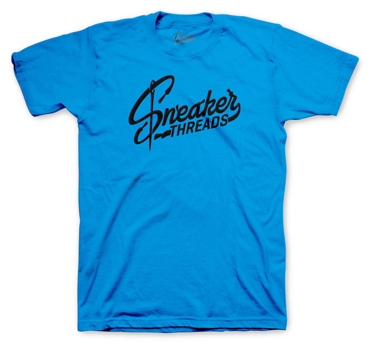 700 Cyan Shirt with ST Logo, Bright Cyan.