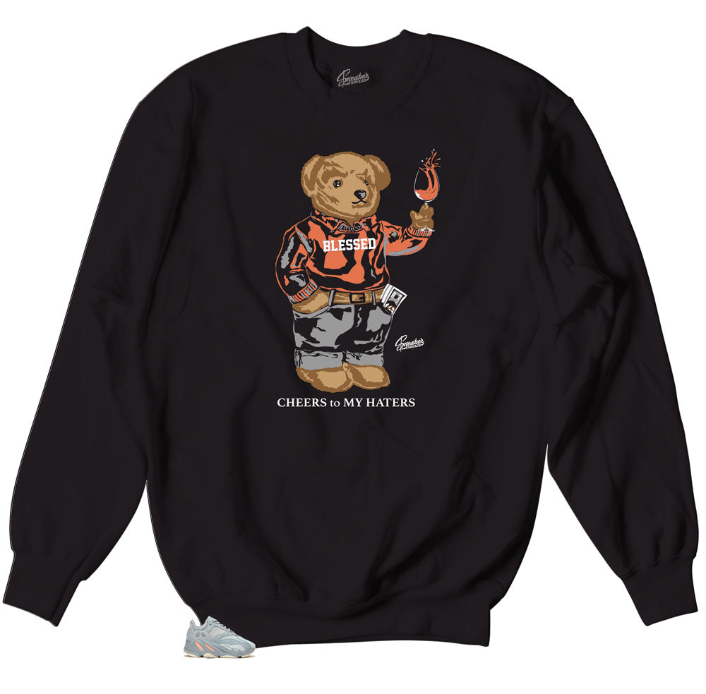 700 Inertia Sweater - Cheers Bear - Black for sale - limited stock