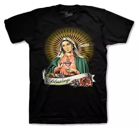 700 Orange Virgin Mary Shirt - Black - Buy Now