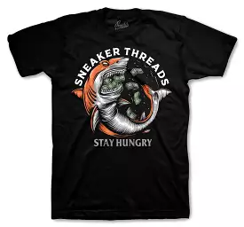 700 Wash Orange Shirt - Black - Stay Hungry