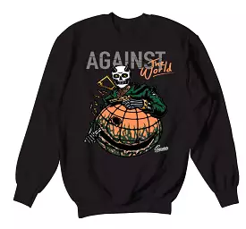 700 Wash Orange Sweater - Against The World - Black -> 700 Wash Orange Sweater - Black