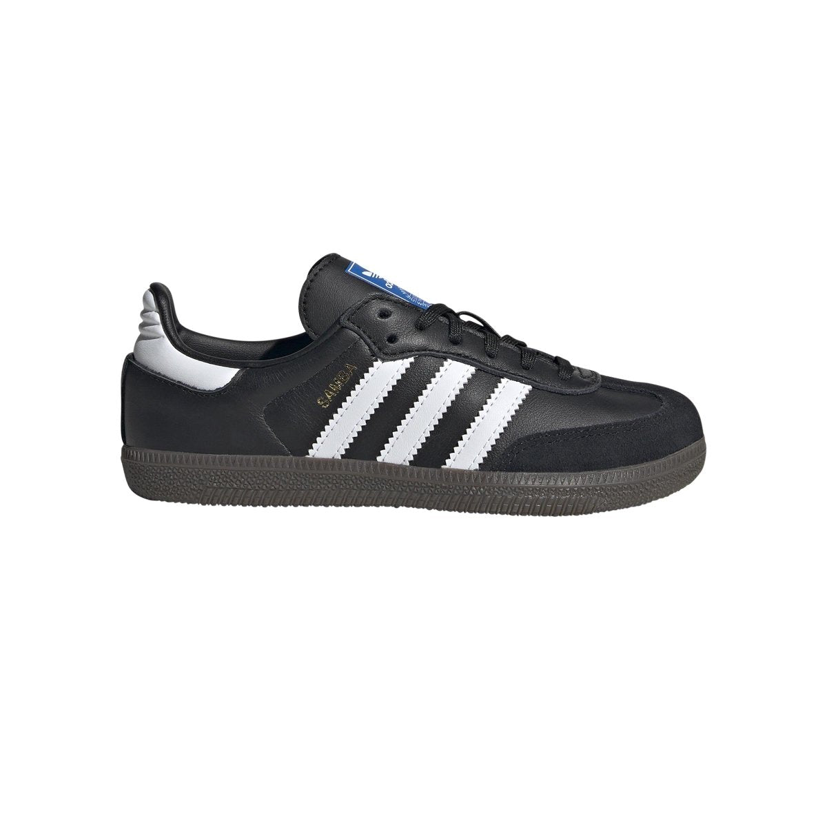 Adidas PS Samba Black/White - Preschool Sizes Available.