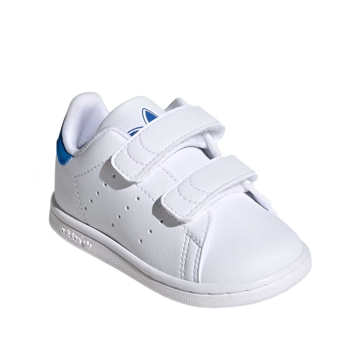 Adidas Toddler Stan Smith White Blue Bird Velcro