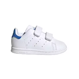 Adidas Toddler Stan Smith White Blue Bird Velcro