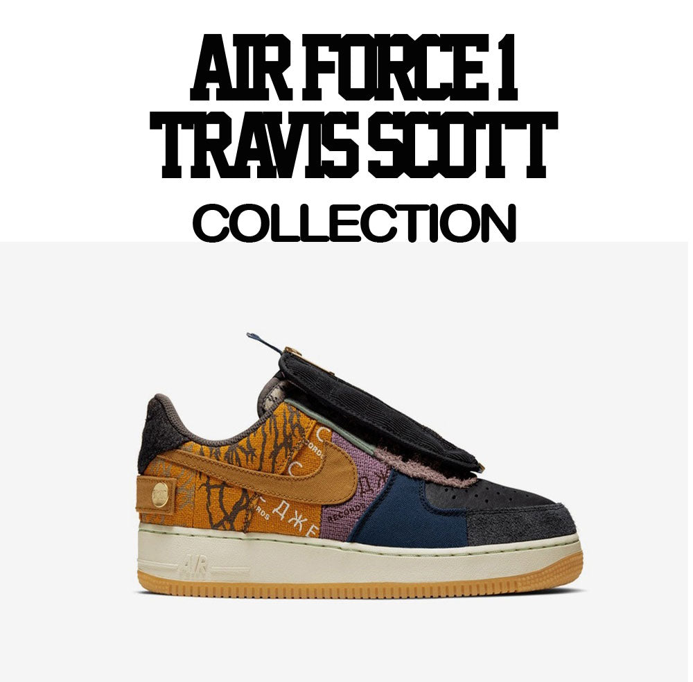 Air Force 1 Travis Scott Ringer Shirt - Scribble Print - Natural - Buy Now.