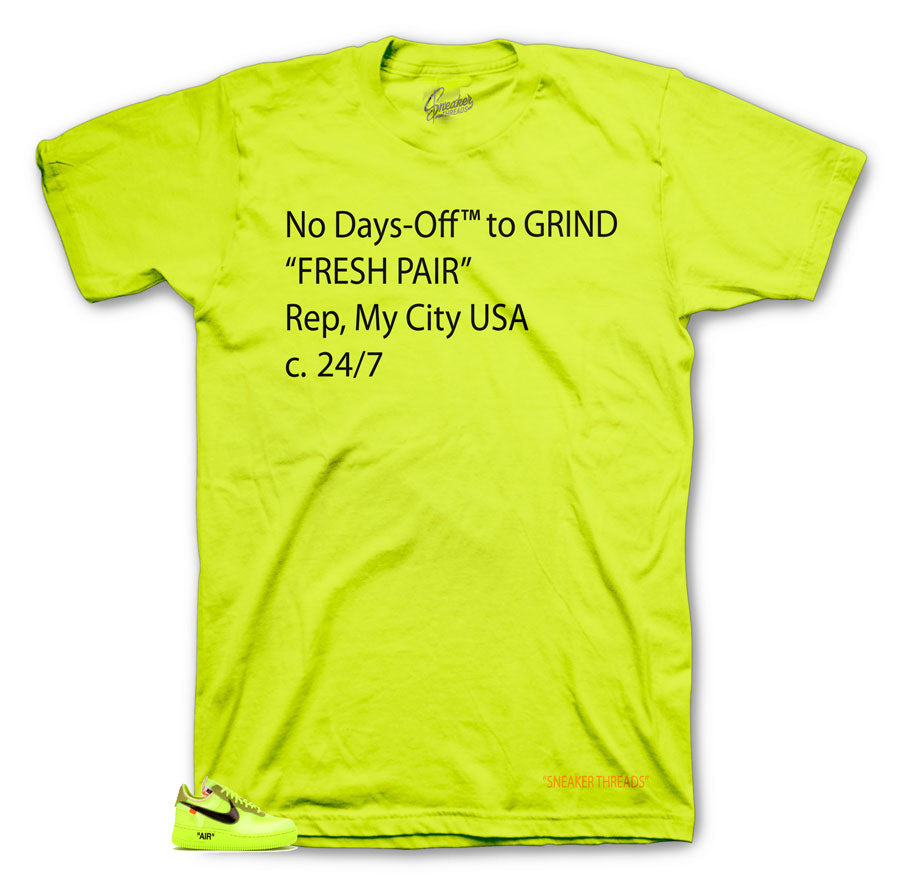 Air Force 1 Volt The Ten Shirt - Off Days - Volt