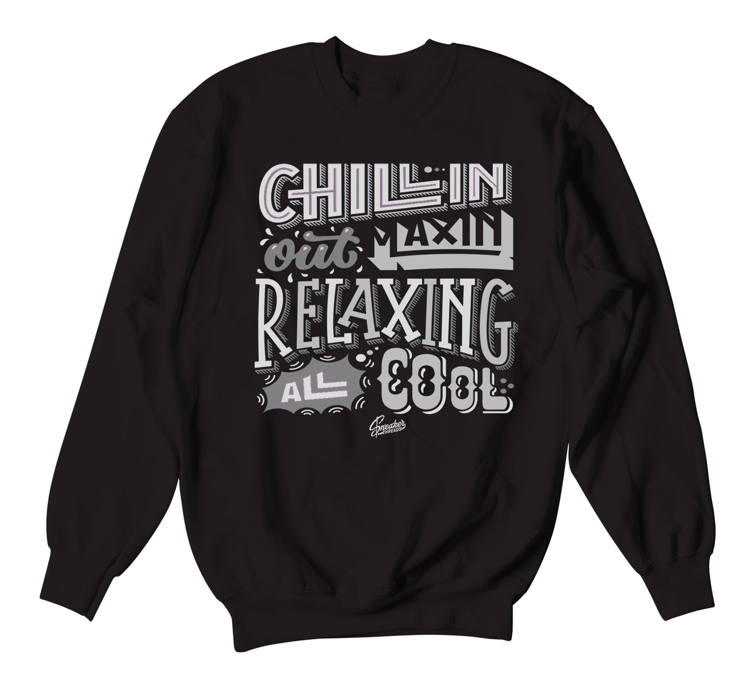 Air Max 90 Metallic Chrome Sweater - Black Chillin Relaxin