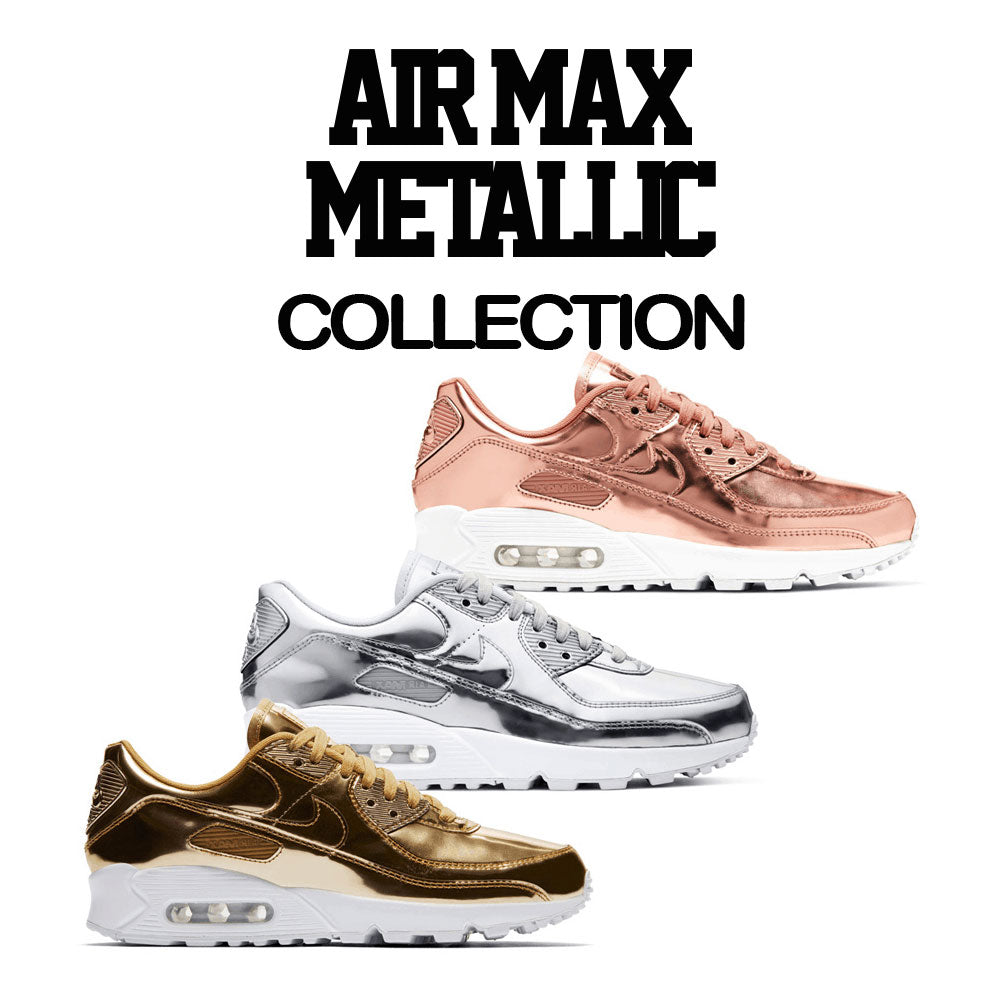 Air Max 90 Metallic Gold Shirt - Finesse - White: Shop Now!