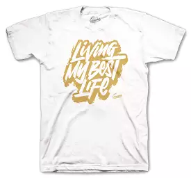 Air Max 90 Metallic Gold Shirt - Living Life - White: Find Air Max 90 Metallic Gold Shirt in White