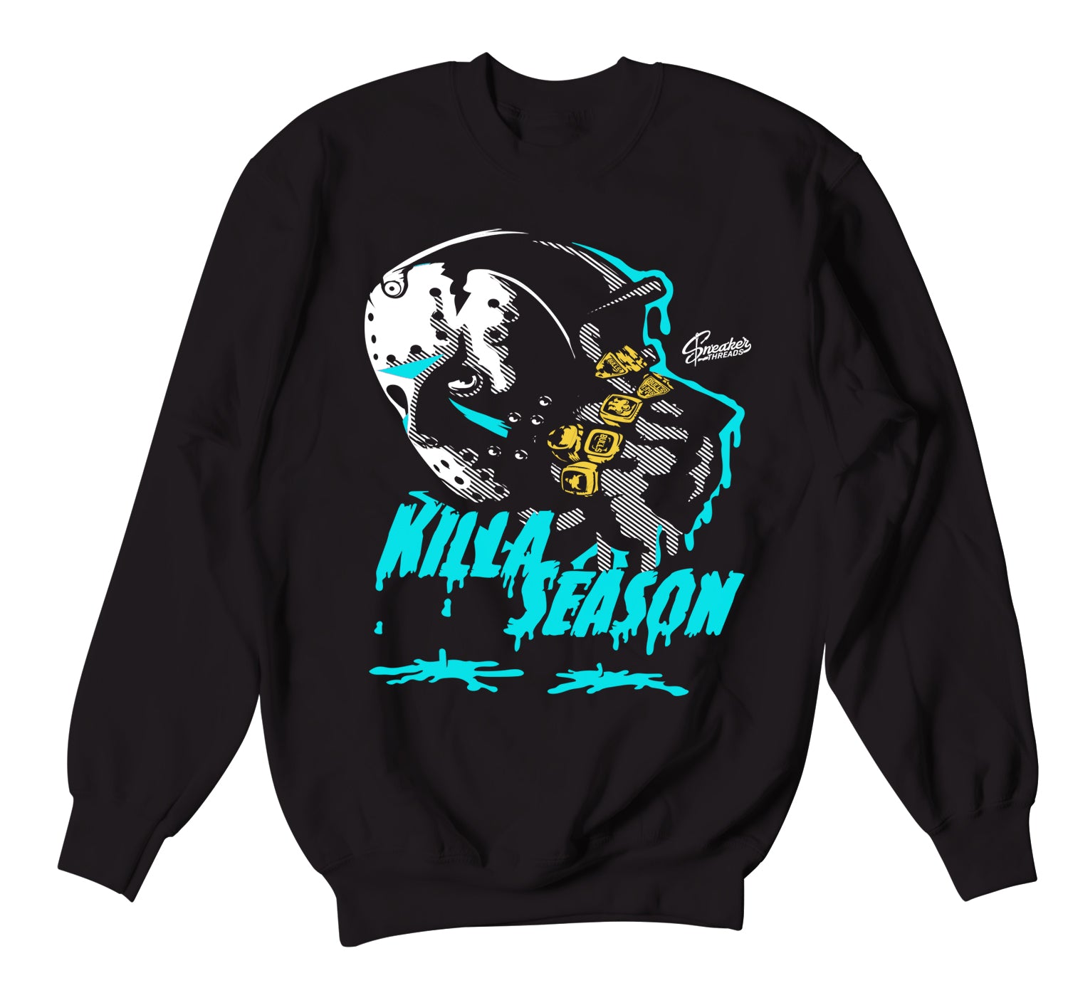 Air Max 90 Turquoise Sweater - Killa Season - Black: Shop Now