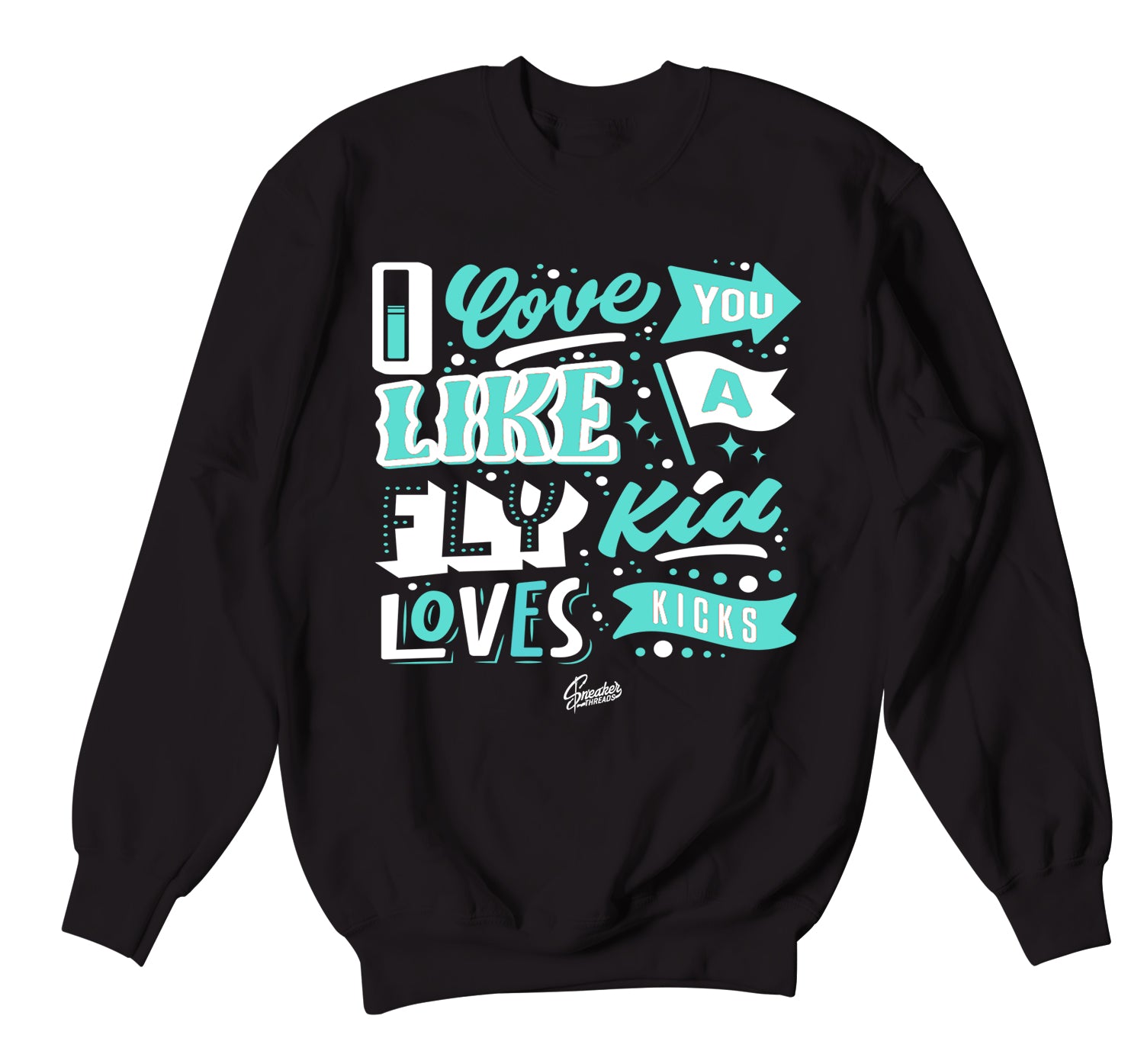 Air Max 90 Turquoise Sweater - Love Kicks - Black: Shop now