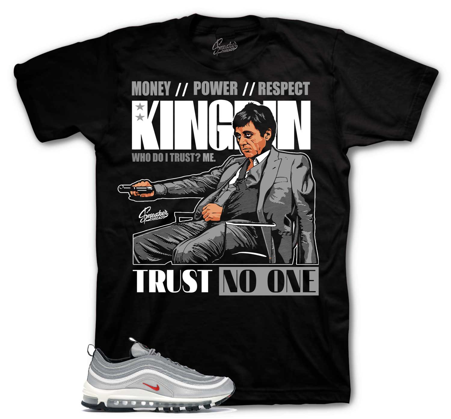 Air Max 97 Silver Bullet Shirt - Black - Trust issues