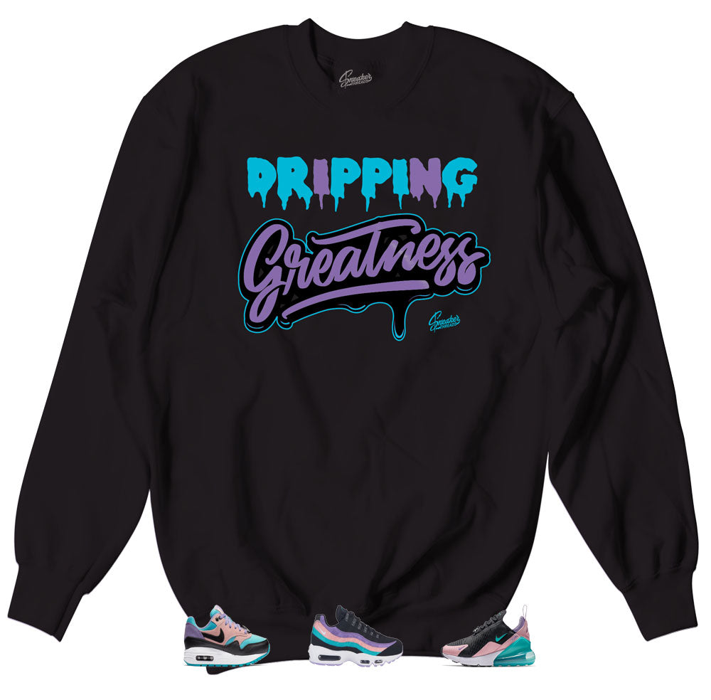 Air Max Nice Day Sweater - Drippin Greatness - Black