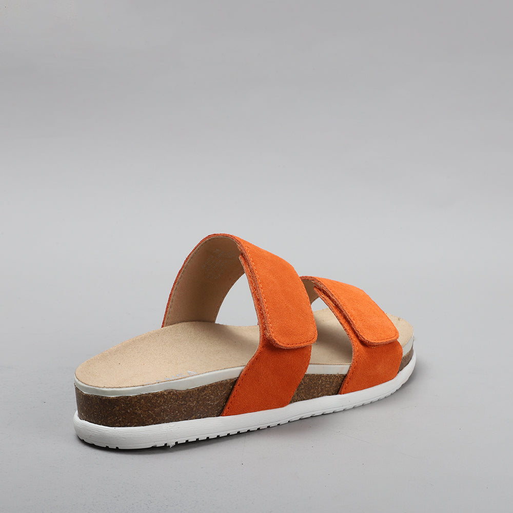 Alama orange suede shoes