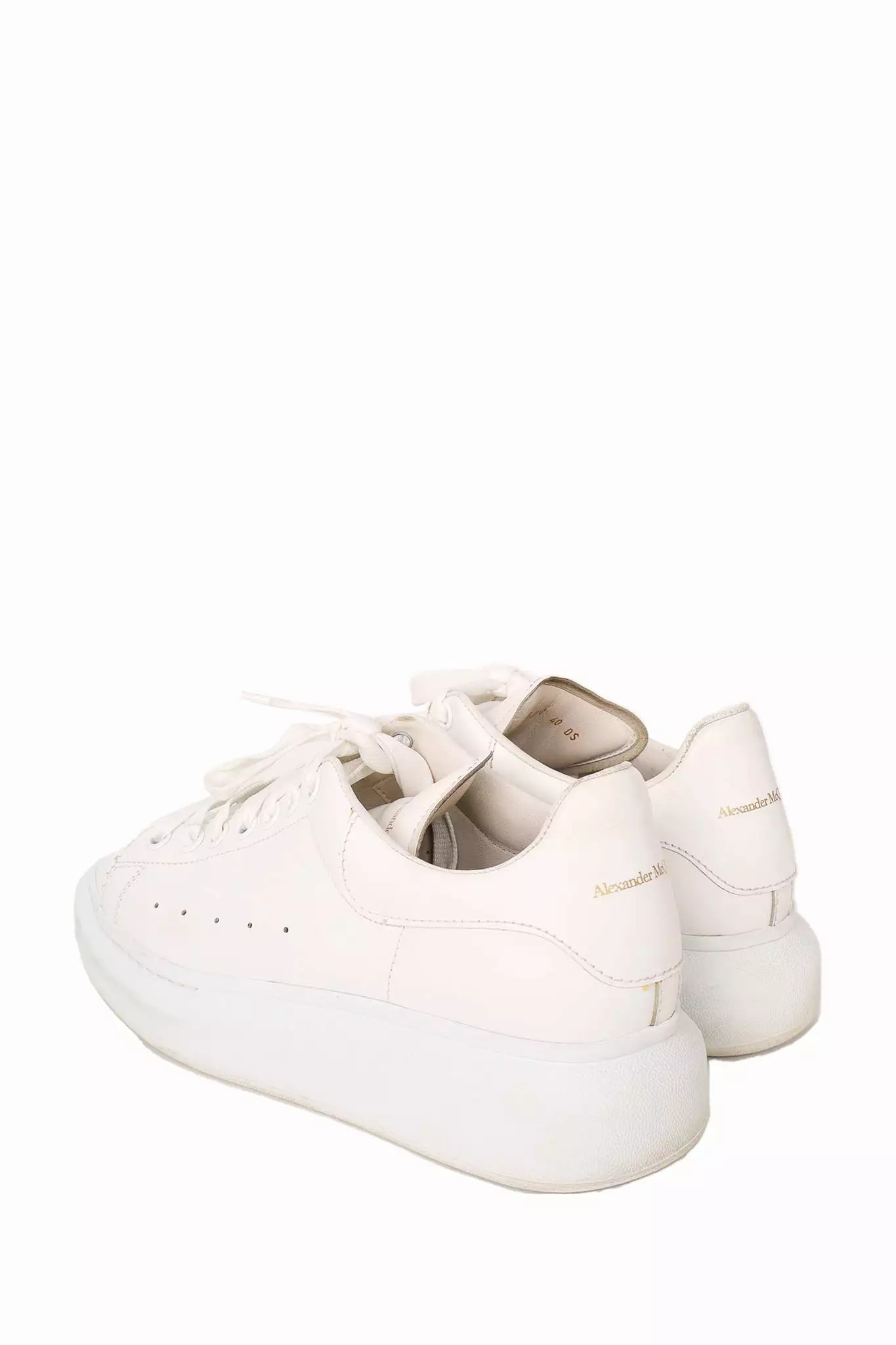 Alexander McQueen white leather sneaker size 40 shop online