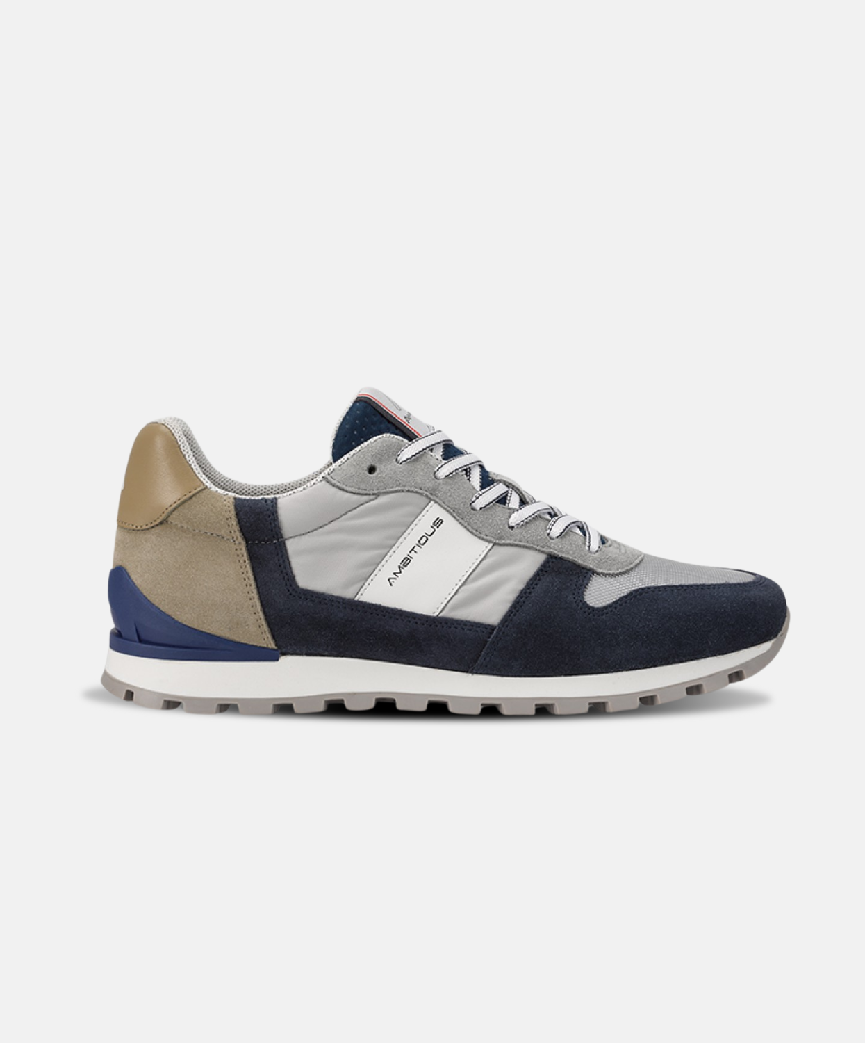 Ambitious Ken Runner Navy Grey Mens Sneaker