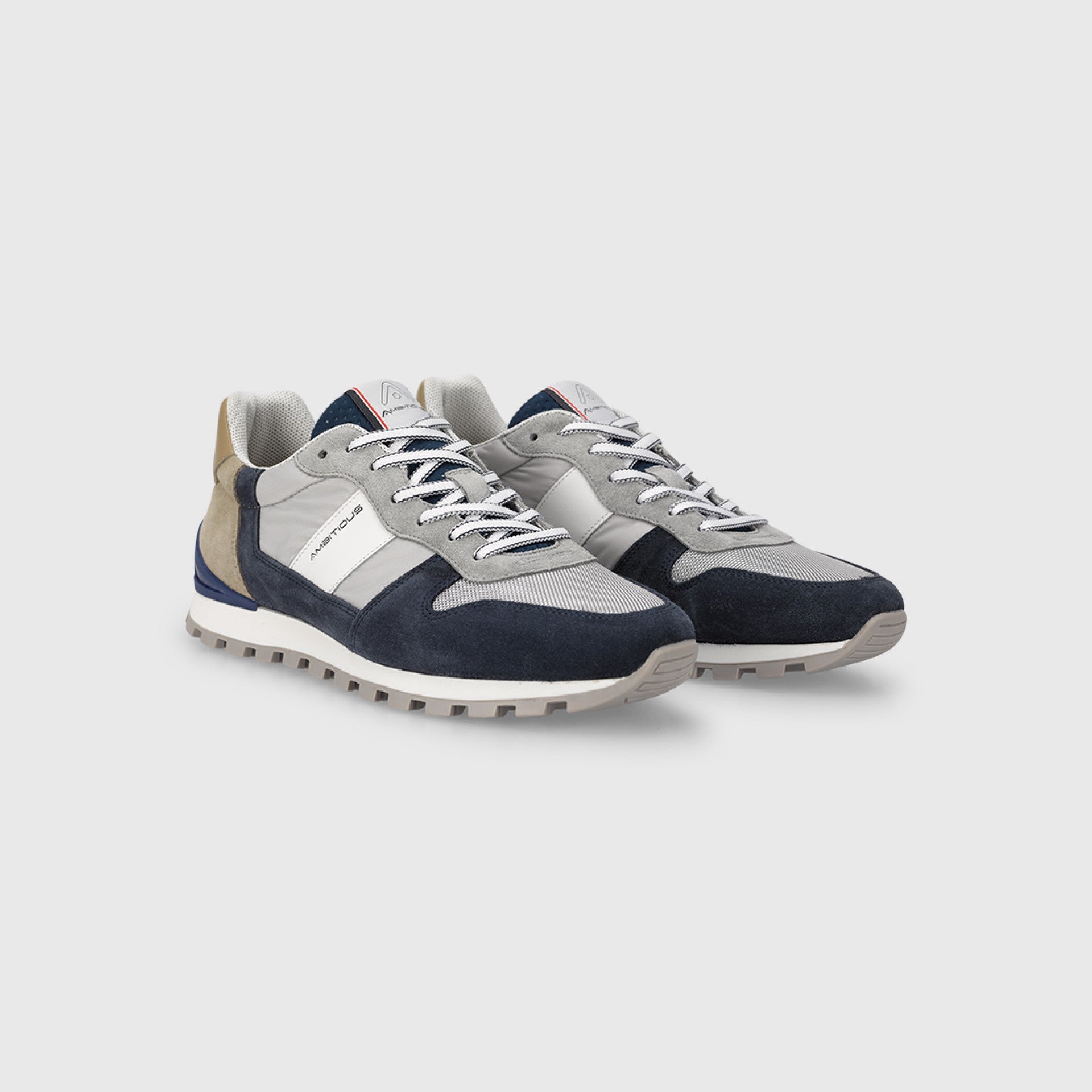 Ambitious Ken Runner Navy Grey Mens Sneaker