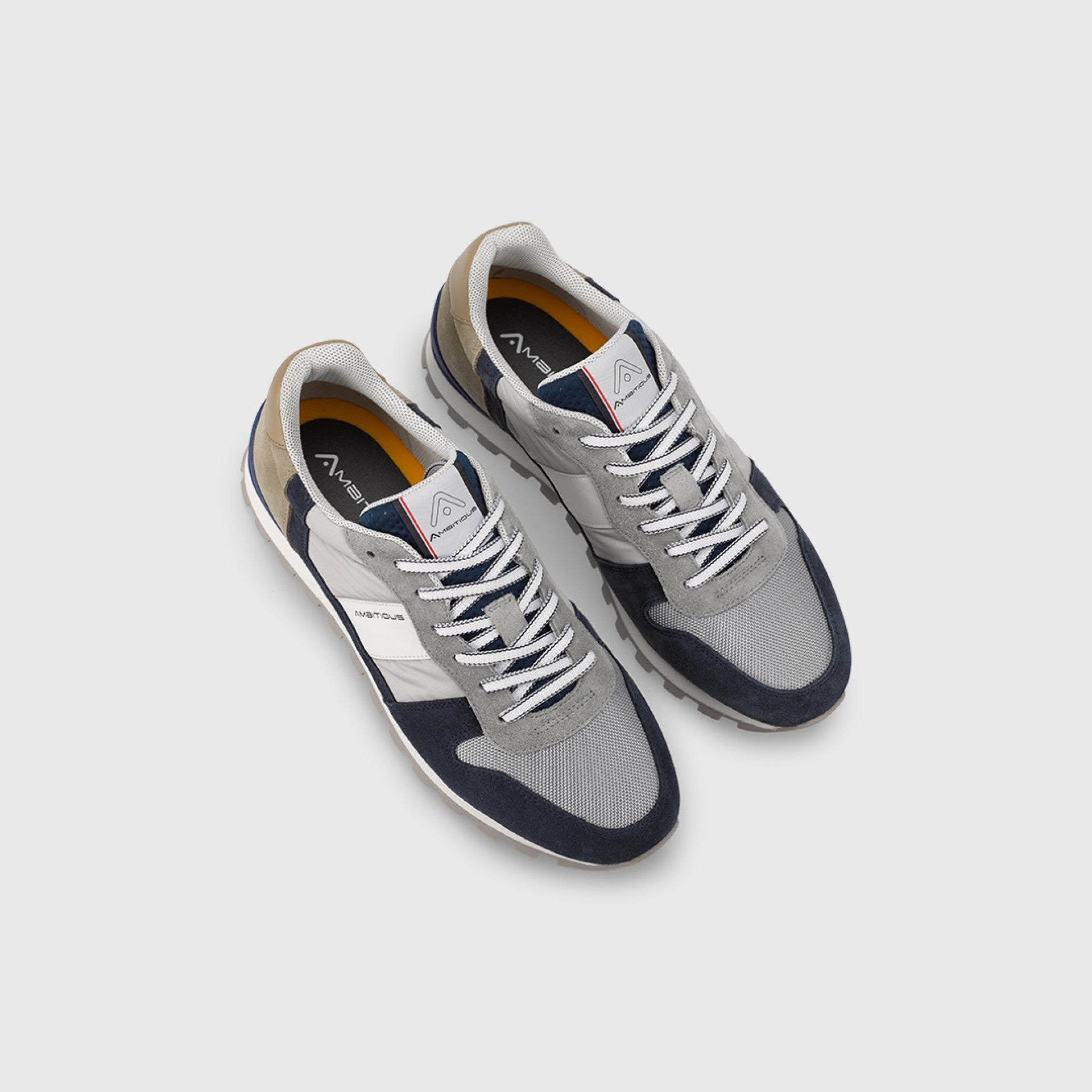 Ambitious Ken Runner Navy Grey Mens Sneaker