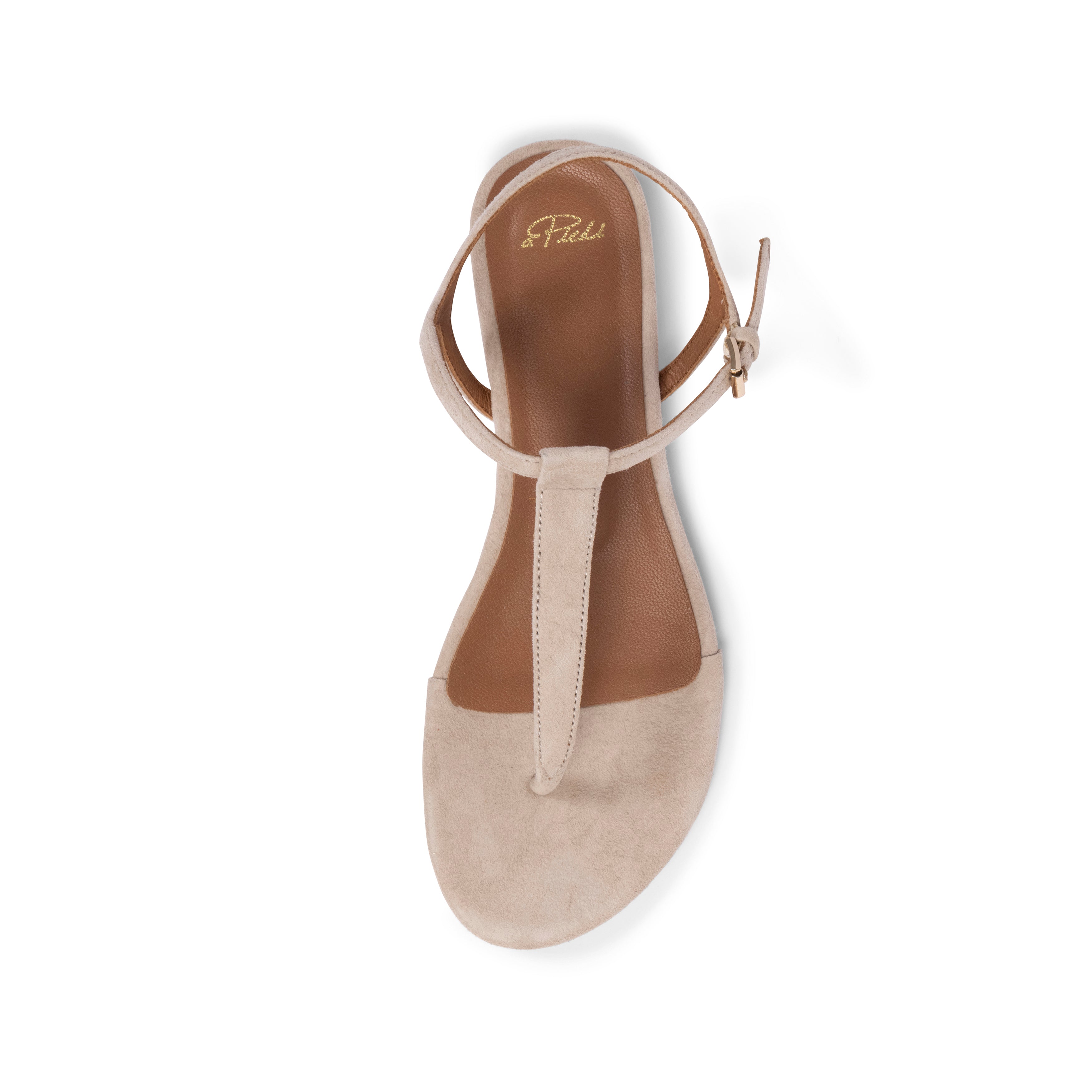 Amy beige suede