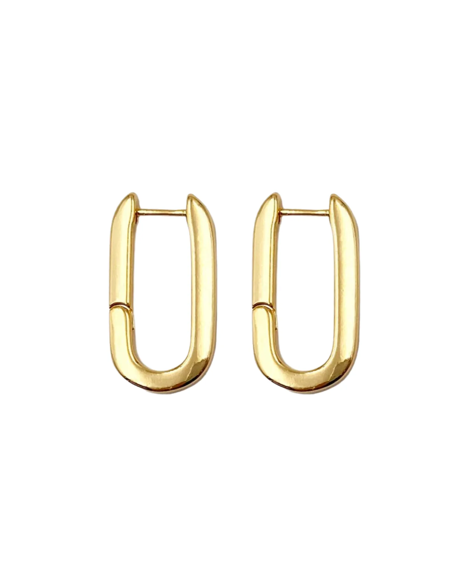 Aya Oval Hoops - Shop now for trendy and stylish oval hoop earrings.