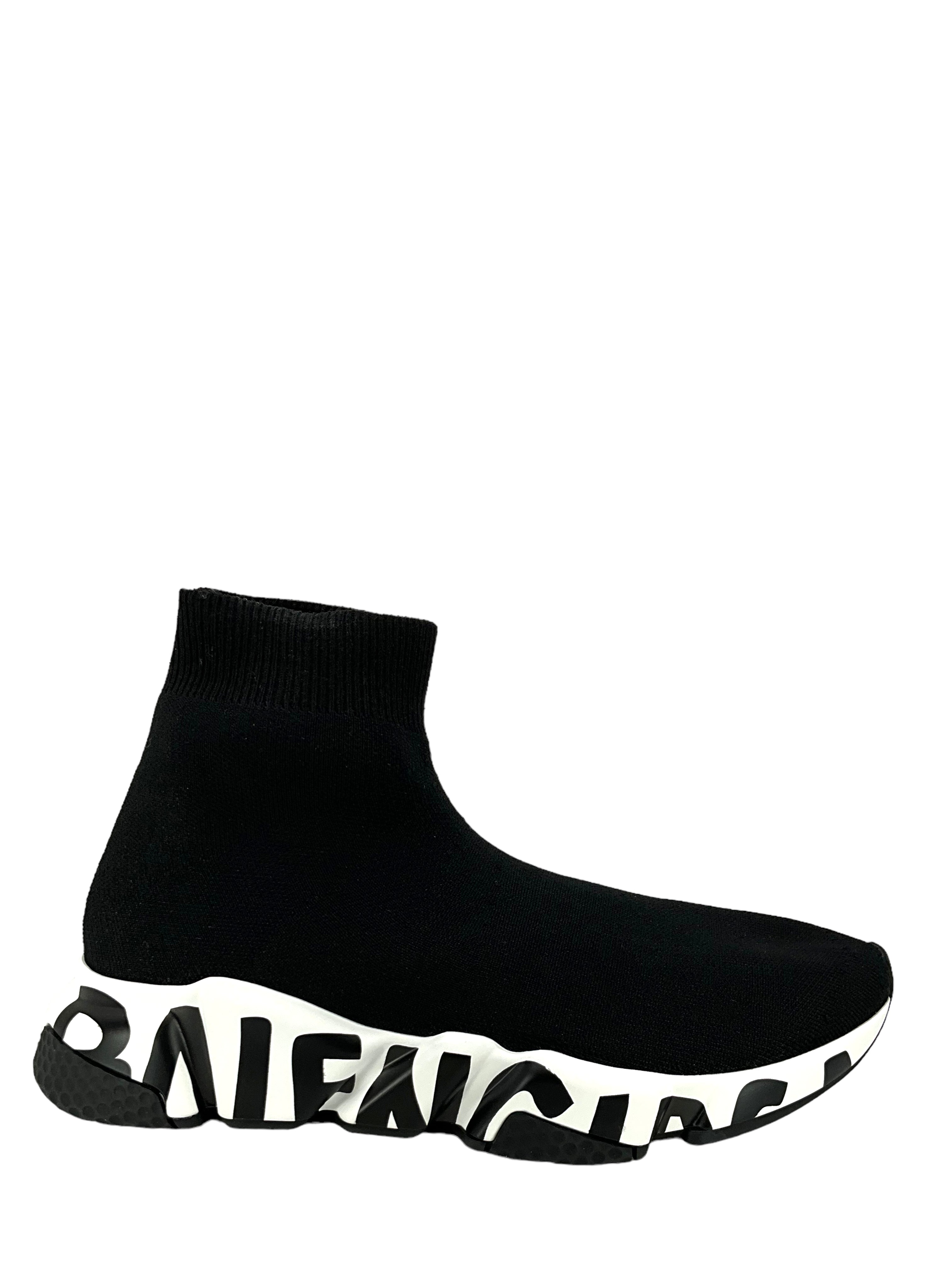 Balenciaga Speed 2.0 Graffiti Sneaker Size 7 for sale