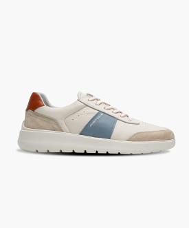 Beige White Mens Sneaker - Ambitious Hover Comfort