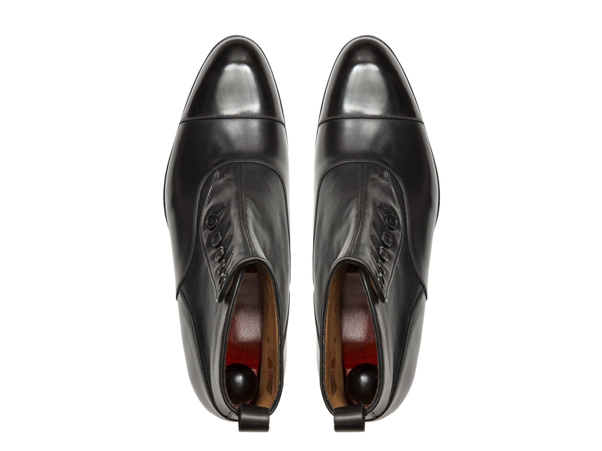 Bellevue MTO Black Calf Soft Black Leather NGT Last Single Leather Sole.