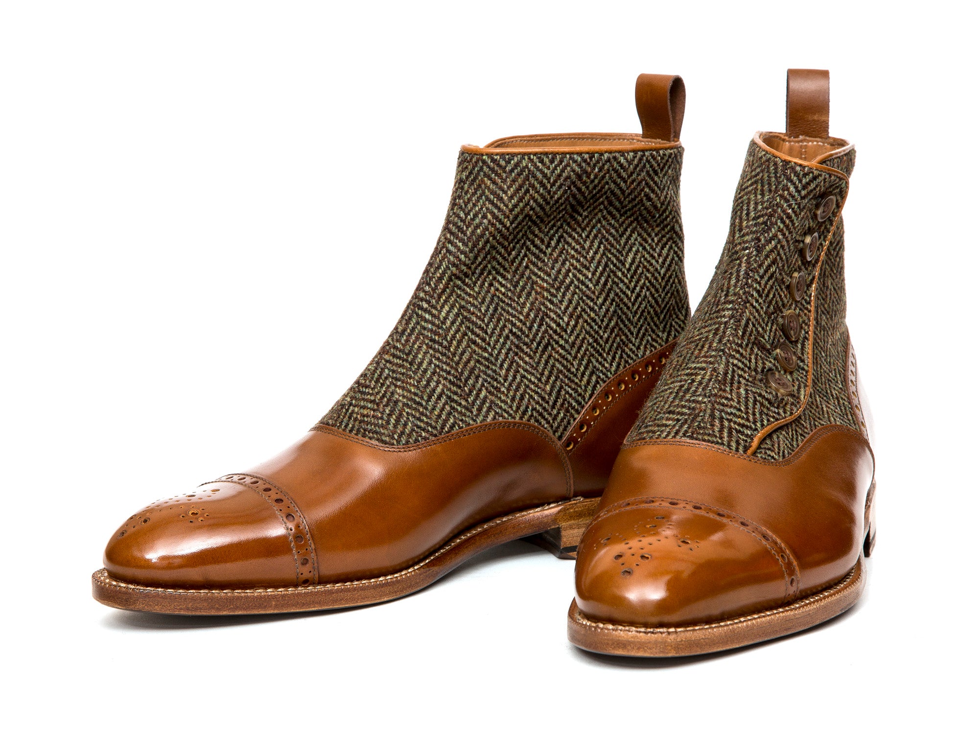 Blue Ridge MTO Maple Calf Forest Tweed NGT Last Natural Single Leather Sole - Shop Now