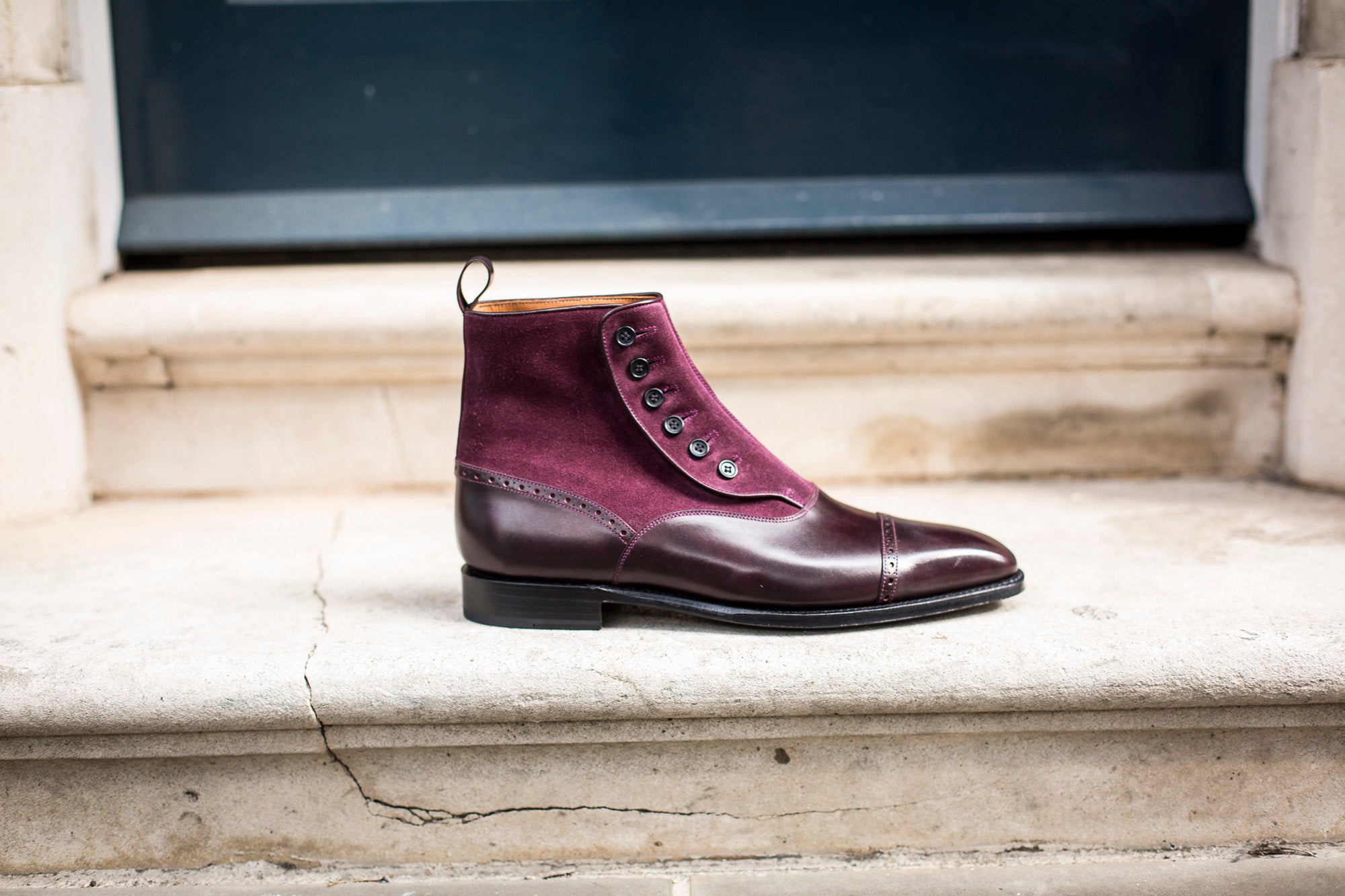 Blue Ridge - MTO - Plum Museum Calf - Regal Purple Suede - MGF Last - Single Leather Sole: Shop Now