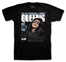 Blue Tint Shirt Queens Black 350