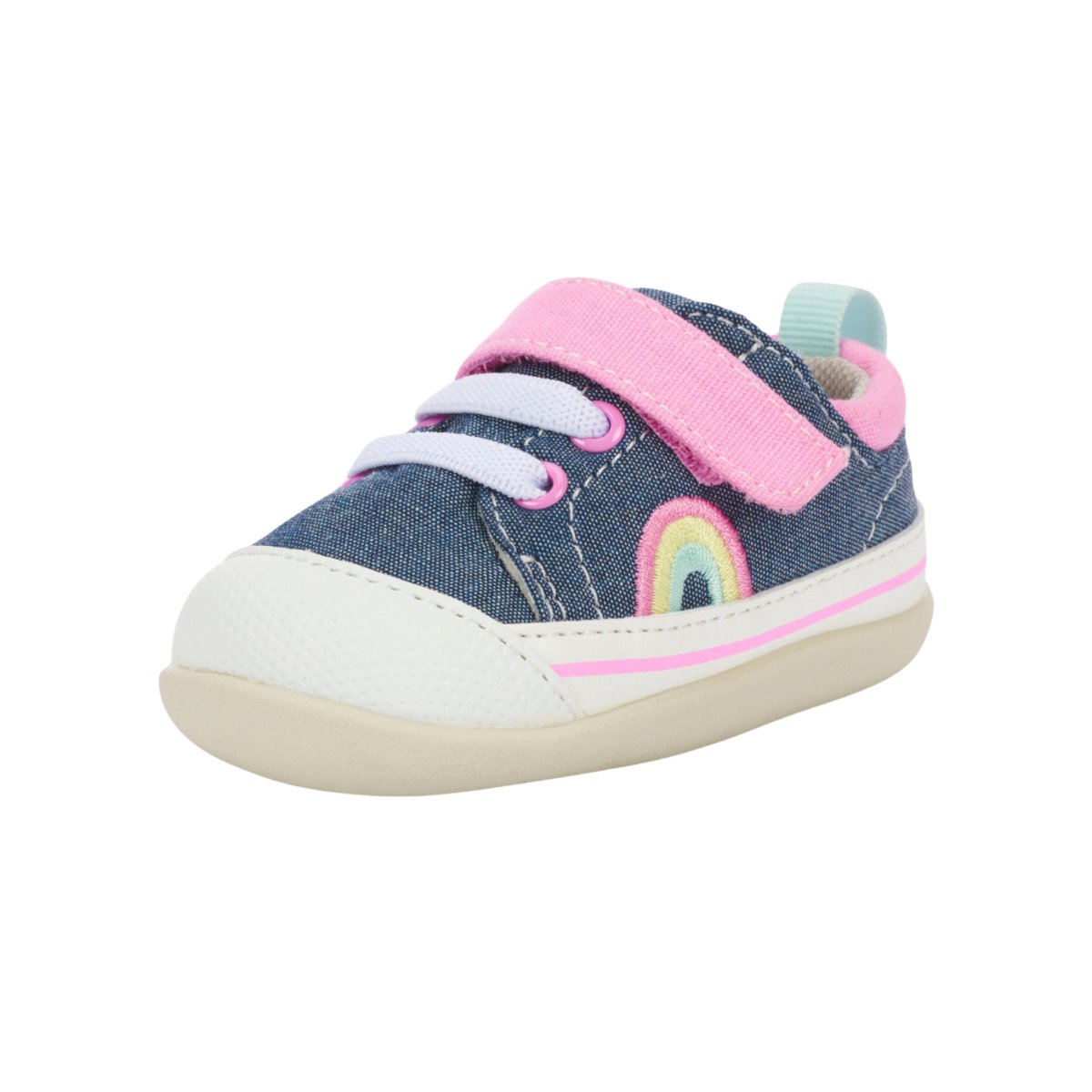 Buy Kai Run Toddler's Stevie Chambray/Pink Shoes - Sizes 3.5-5