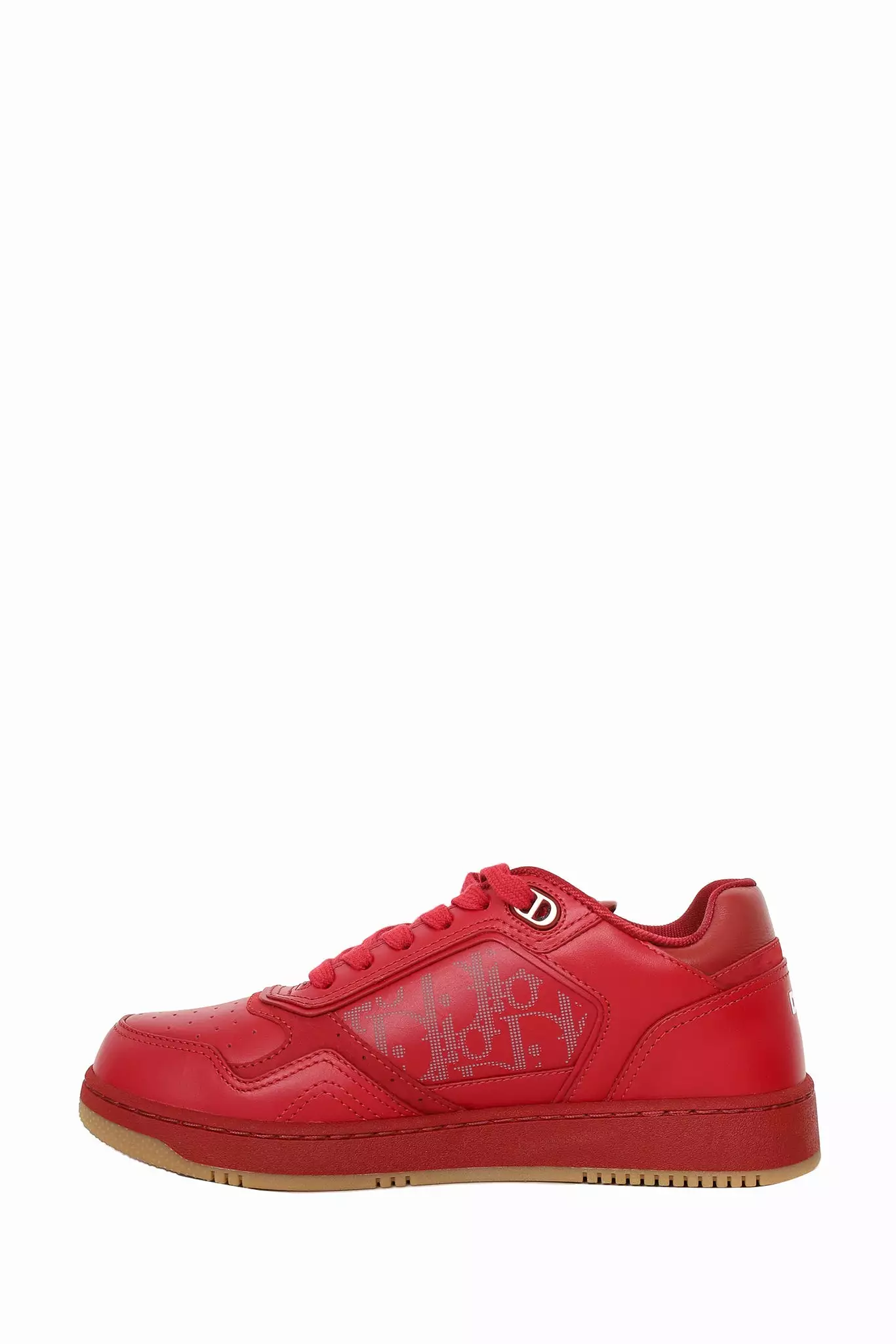 Christian Dior Red Leather B27 Low Top Sneaker - Size 38