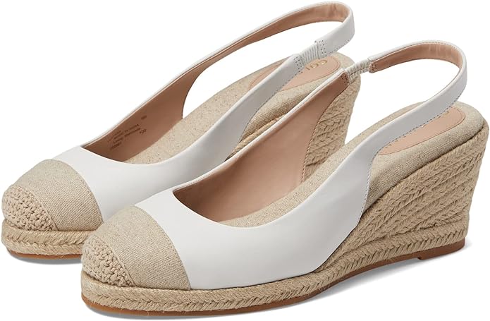 Cole Haan Cloudfeel White Leather Sandals