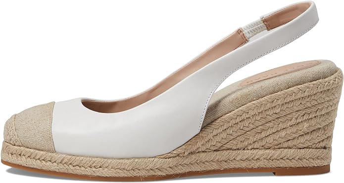 Cole Haan Cloudfeel White Leather Sandals