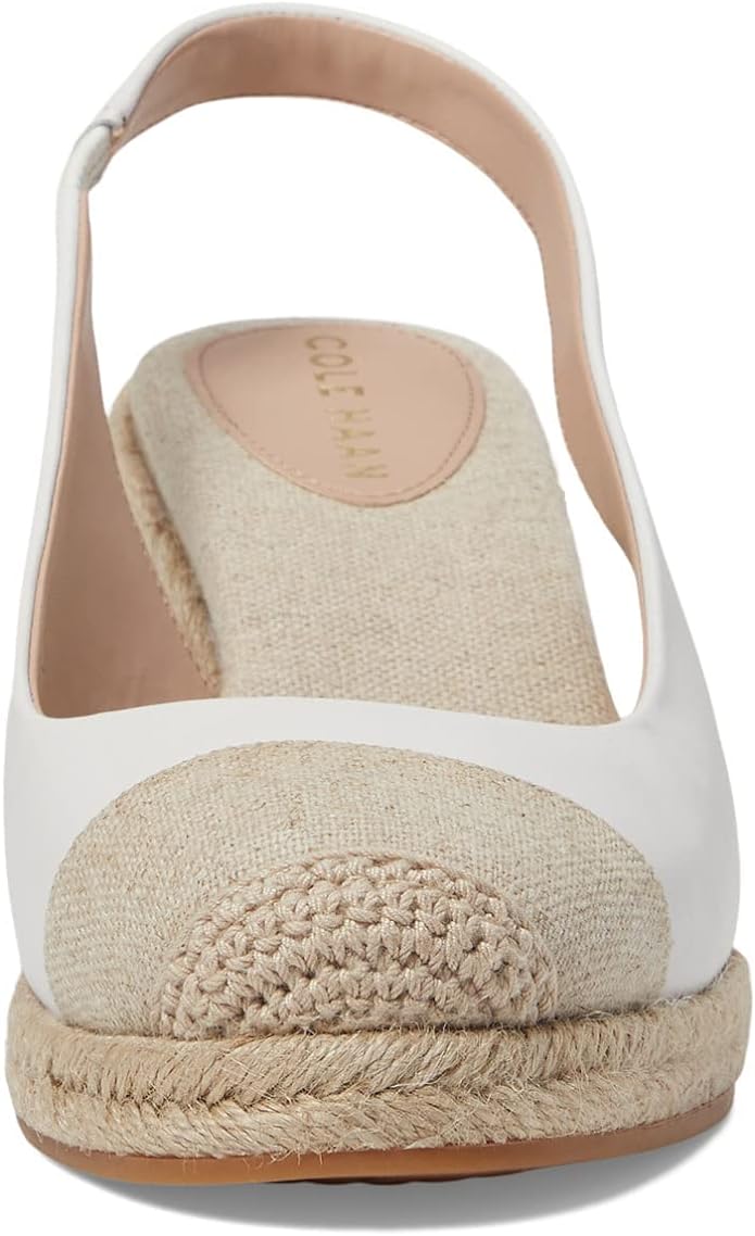 Cole Haan Cloudfeel White Leather Sandals