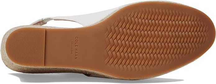 Cole Haan Cloudfeel White Leather Sandals