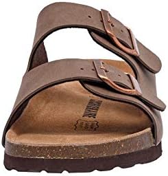 Cushionaire adjustable buckle slip on sandals