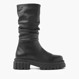 Dames Black Biker Boots