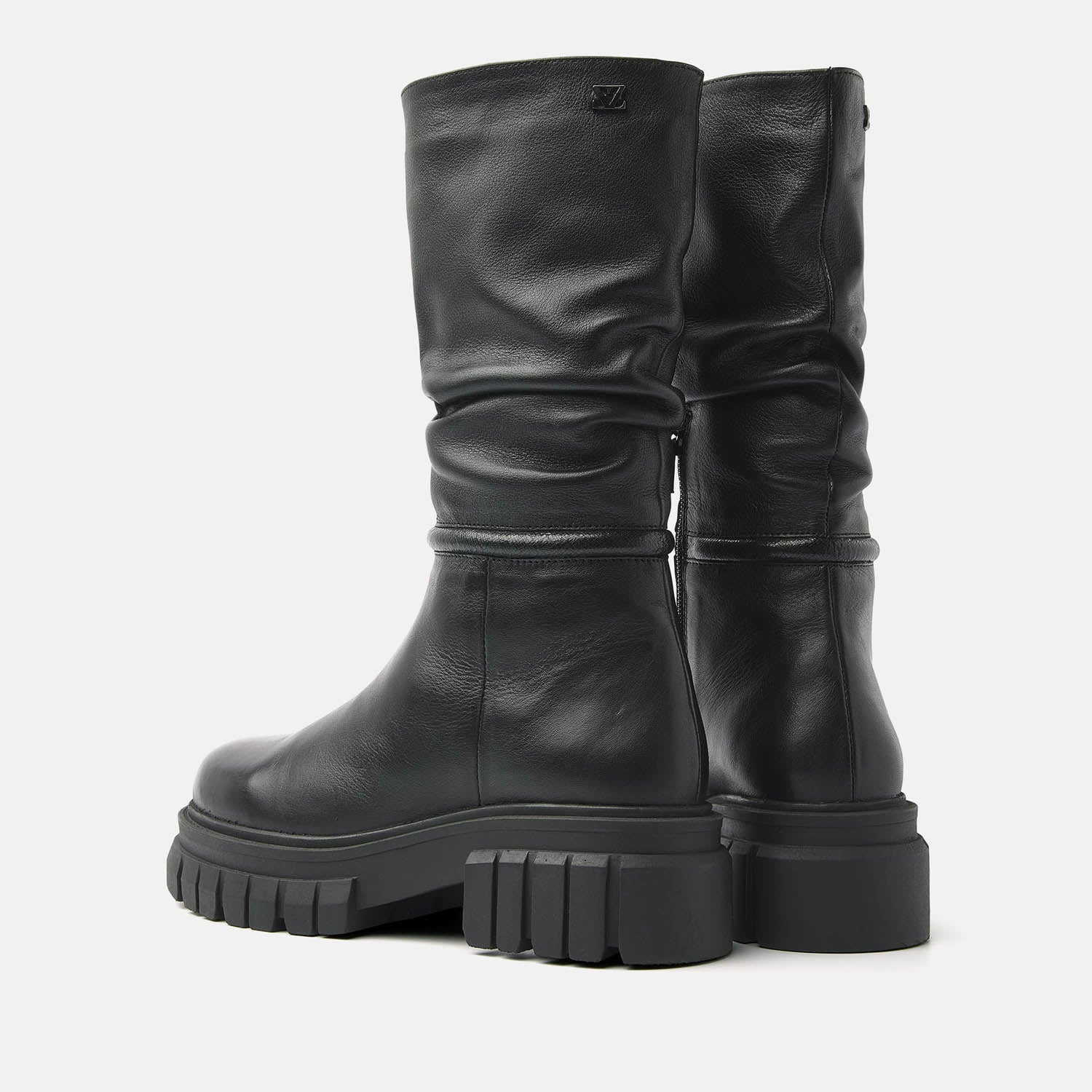 Dames Black Biker Boots