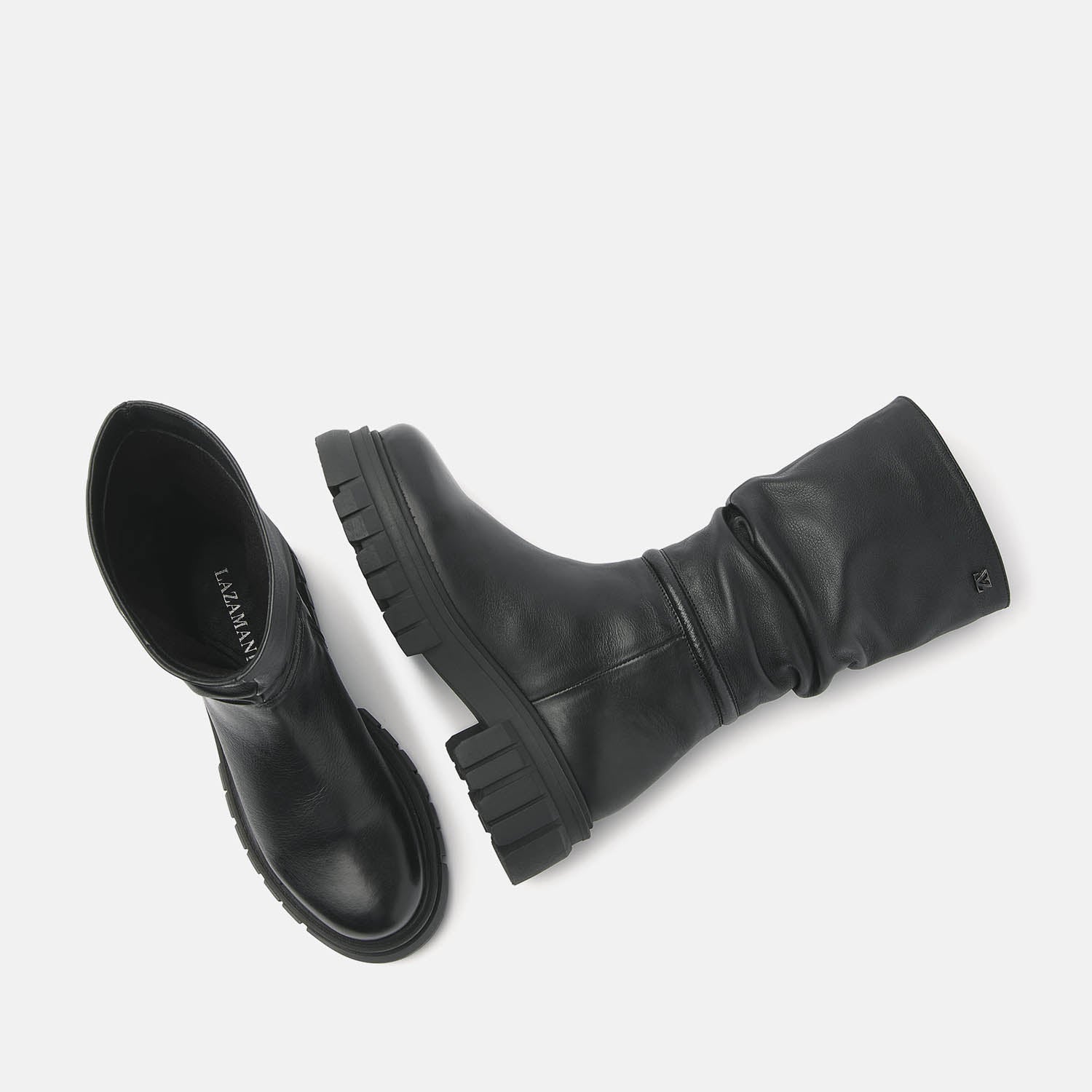 Dames Black Biker Boots