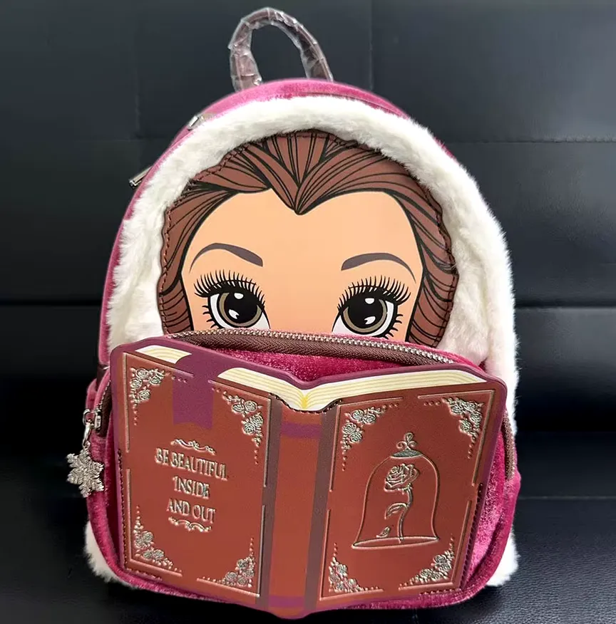 Disney Beauty and the Beast Belle Winter Storybook Mini Backpack